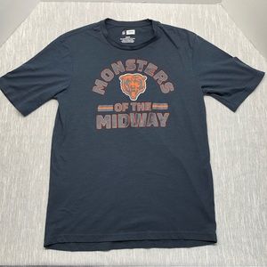 NFL Chicago Bears T Shirt Men's Medium Blue Crew Neck